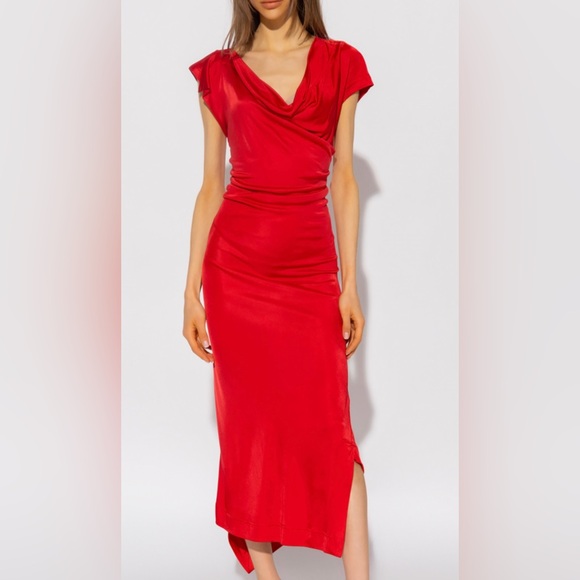 New with tags Vivienne Westwood black Utah dress. Size medium. Stretch viscose - Picture 11 of 16